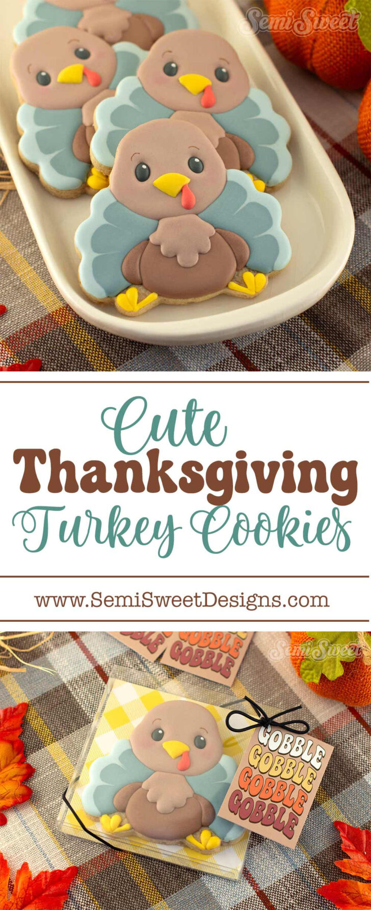 Turkey Cookie Template