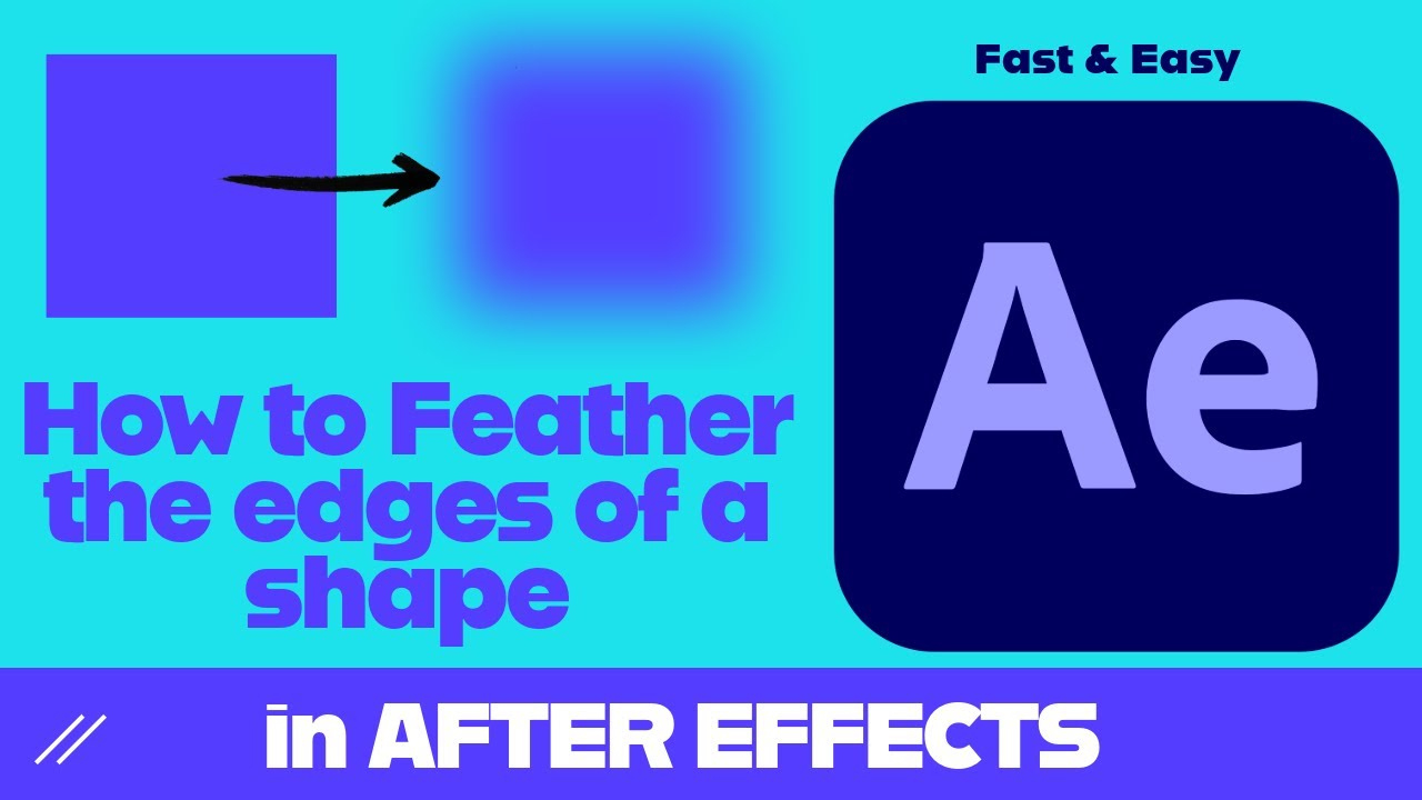How To Feather The Edges Of A Shape In After Effects inside After Effects Feather Falling Into Template