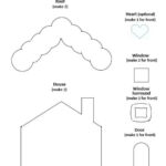 How To Make A Felt And Button Gingerbread House Ornament   Hubpages Inside Felt Gingerbread House Template