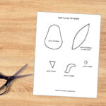 How To Make A Felt Turkey Craft Throughout Turkey Beak Template