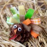 How To Make A Fun Pine Cone Turkey Craft For Kids Pertaining To Pine Cone Turkey Craft Template