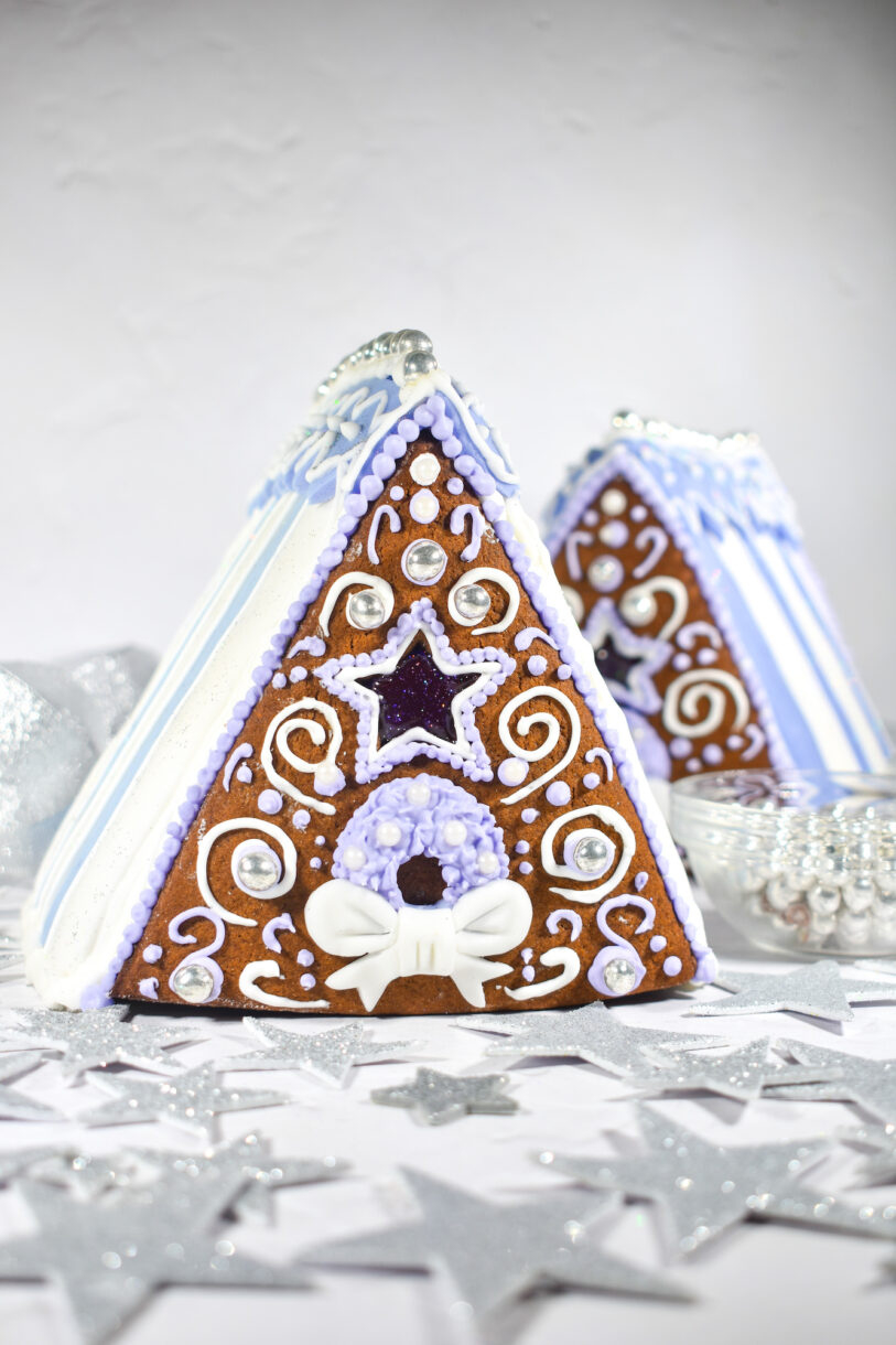 How To Make A Gingerbread House • Baste Cut Fold regarding Gingerbread A Frame House Template