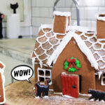 How To Make A Gingerbread House + Free Templates! Throughout Free Template Gingerbread House