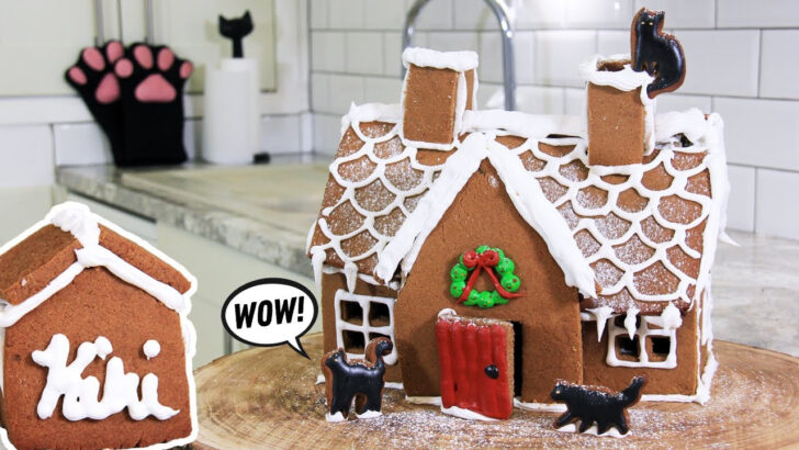 Template For Gingerbread House Free