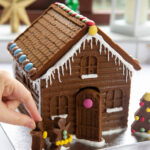 How To Make A Gingerbread House (Recipe Included) Regarding Gingerbread House Recipe And Template Uk