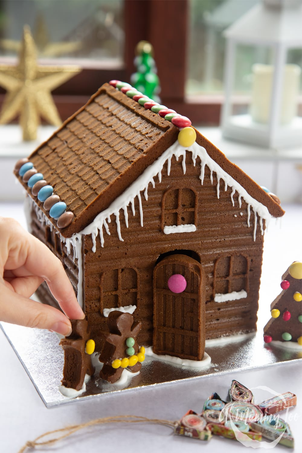 How To Make A Gingerbread House (Recipe Included) regarding Gingerbread House Recipe and Template Uk