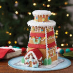 How To Make A Gingerbread Lighthouse | Wilton With Lighthouse Gingerbread House Template