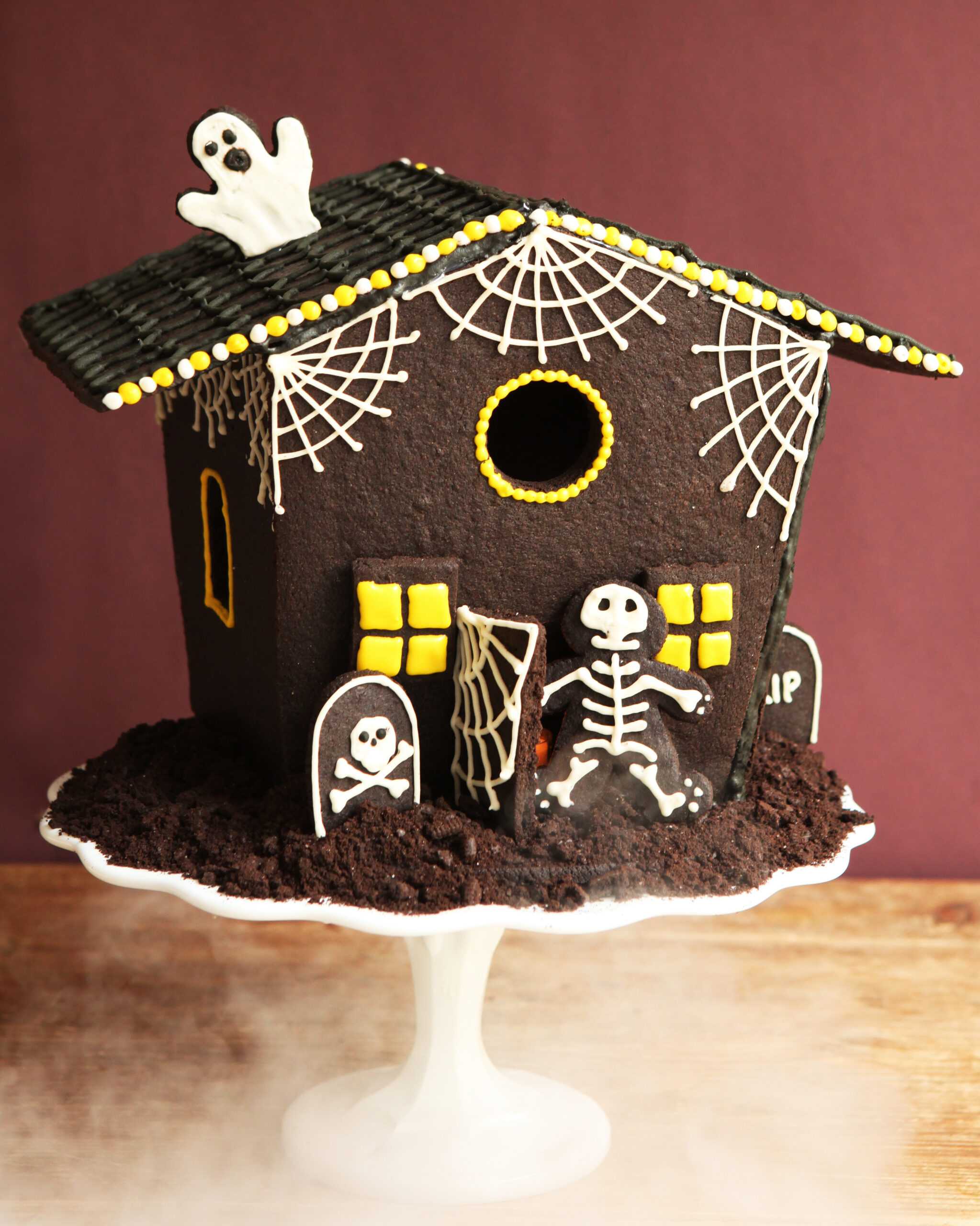How To Make A Haunted Cookie House For Halloween | The Kitchn regarding Haunted Gingerbread House Template