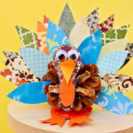 How To Make A Pinecone Turkey For Thanksgiving | Welcome To Nana'S Intended For Pine Cone Turkey Template