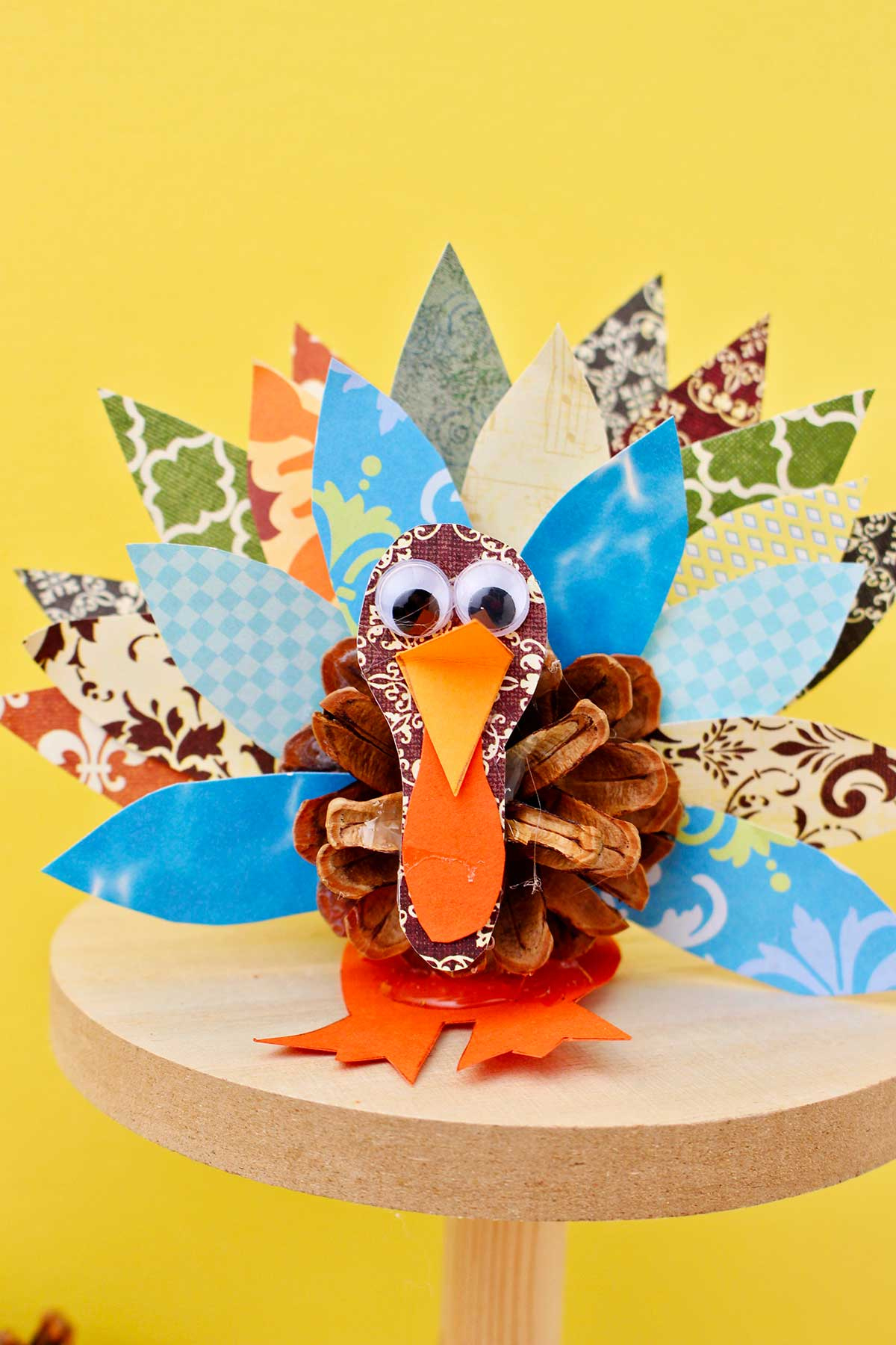 How To Make A Pinecone Turkey For Thanksgiving | Welcome To Nana&amp;#039;S intended for Pine Cone Turkey Template