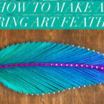How To Make A String Art Feather Within String Art Template Jpg Feather