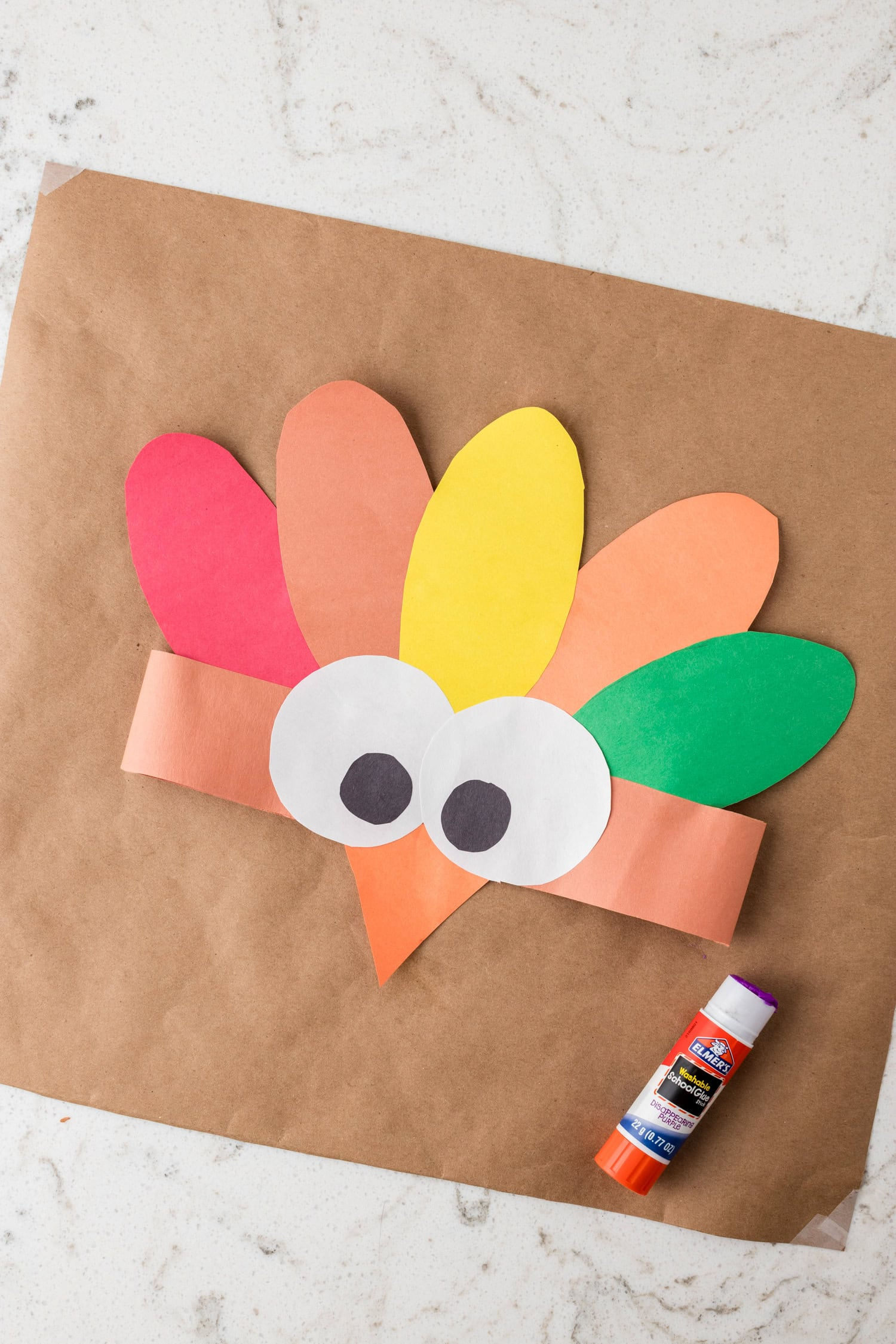 How To Make A Turkey Headband: A Fun And Easy Craft For Kids inside Kids Craft Zone Feather Template