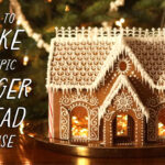 How To Make An Epic Gingerbread House From Scratch / Baking + Building  Tips, Recipe, Template & More Regarding Advanced Gingerbread House Template