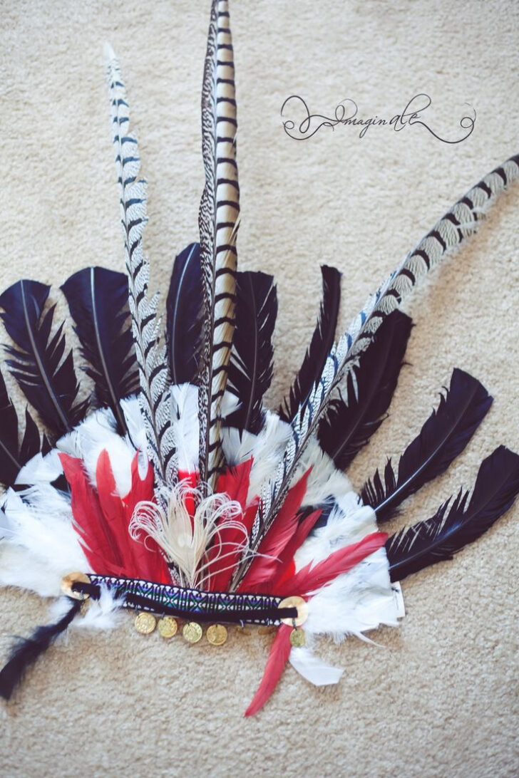 Indian Headband with Feather Template Indian Headband with Feather Template