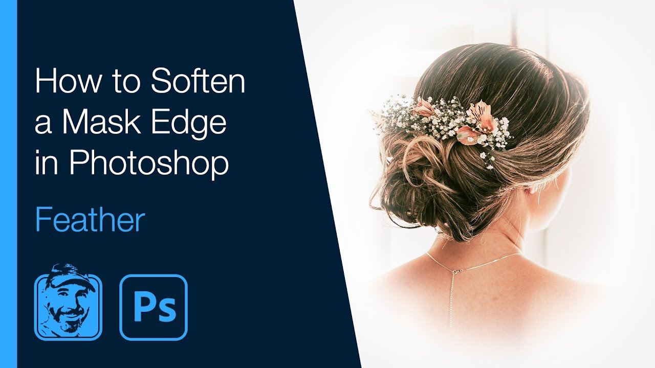 How To Soften A Mask Edge In Photoshop (Feather) with regard to Mask Feather Template Photoshop