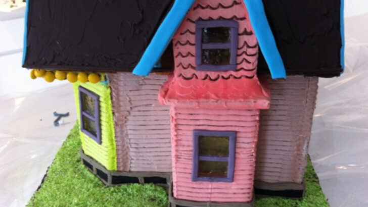 Up House Gingerbread Template