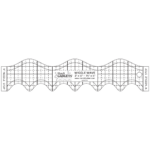 Hq Wiggle Wave   Handi Quilter In Feather Spine Or Wave Template