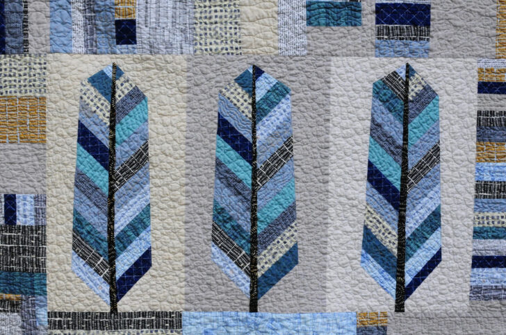 Feather Quilt Template