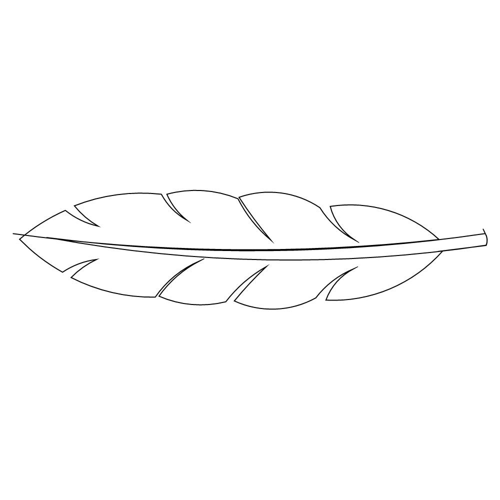 Indian Feather Border 001 for Indian Feather Cut Out Template