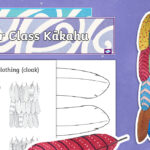 Korowai Feather Template: Collaborative Art Activity With Regard To Korowai Feather Template