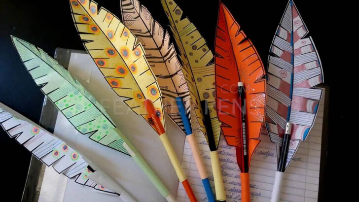 Feather Pen Template
