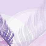 Lavender Feathers Background Vector Download Regarding Feather Background Template