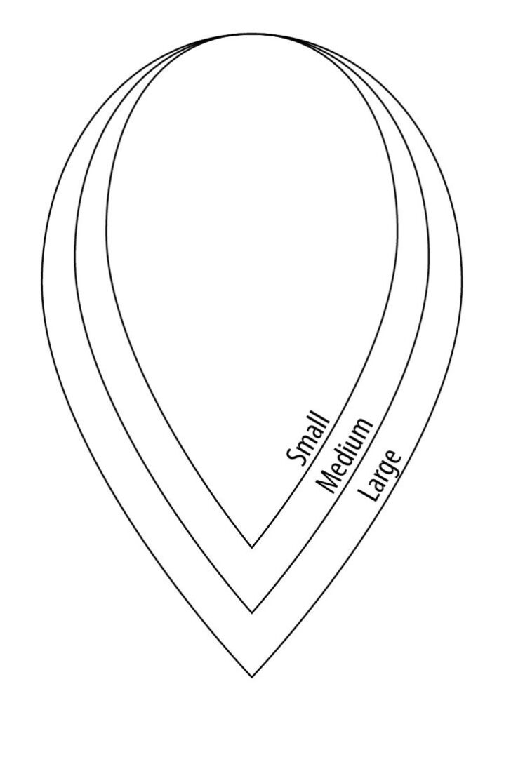 Macrame Leaf and Feather Cutting Template Macrame Leaf and Feather Cutting Template