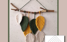 Macrame Leaf Cutting Template – Etsy Uk pertaining to Macrame Feather Template Printable