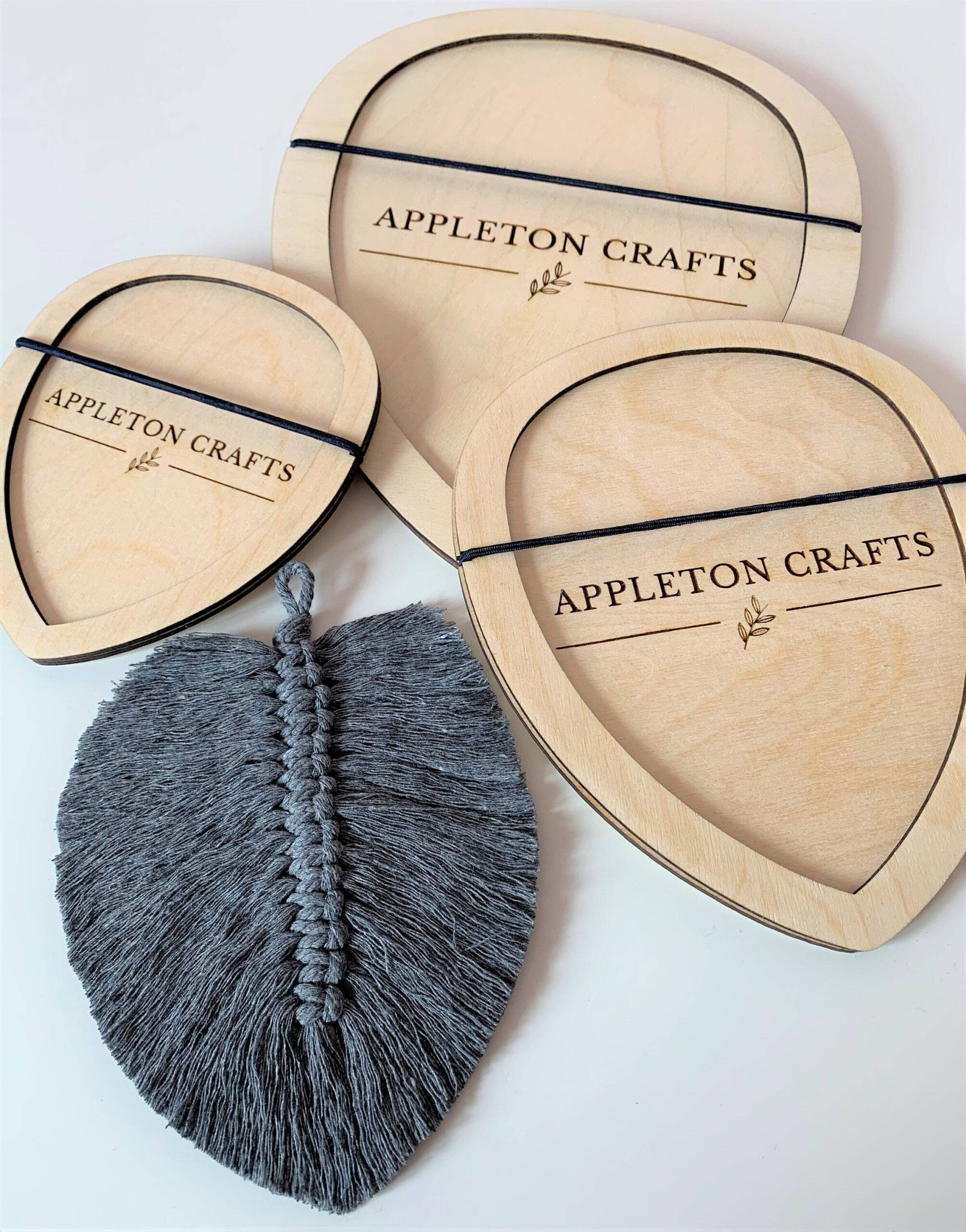 Macrame Leaf &amp;amp; Feather Cutting Template / Macrame Wall Hanging within Macrame Leaf And Feather Cutting Template