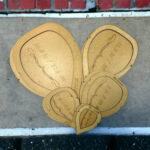 Macrame Leaves Cutting Templates, Feathers Wall Hanging Ornament Within Macrame Leaf And Feather Cutting Template