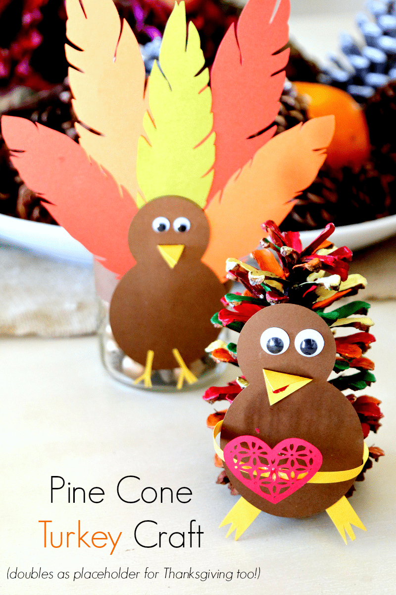 Make A Pinecone Turkey Craft With Our Free Printable! - Momdot intended for Turkey Pinecone Craft Template