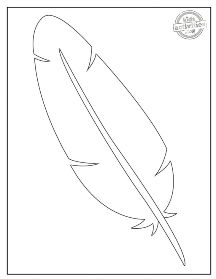 Feather Printable Template