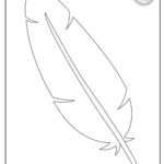 Make Thanksgiving Day Crafts With Turkey Feather Template | Kids Inside Full Page Turkey Feather Template