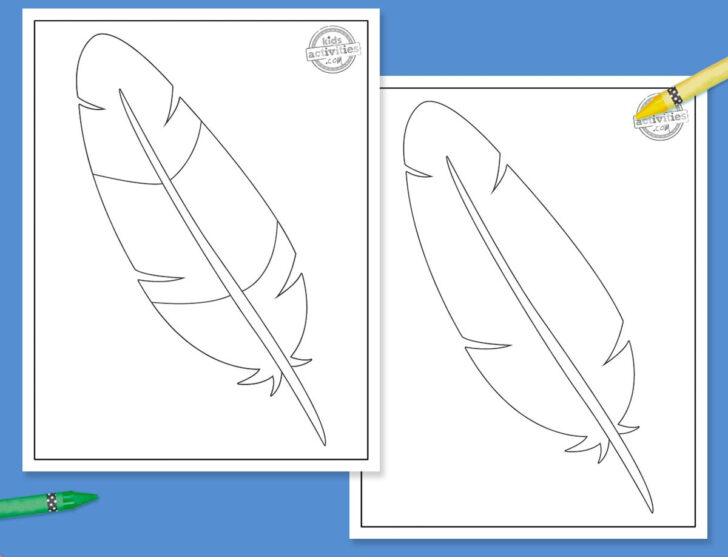 Printable Feather Template Free Printable Feather Template Free