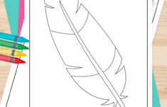 Make Thanksgiving Day Crafts With Turkey Feather Template | Kids with Feather Template to Print