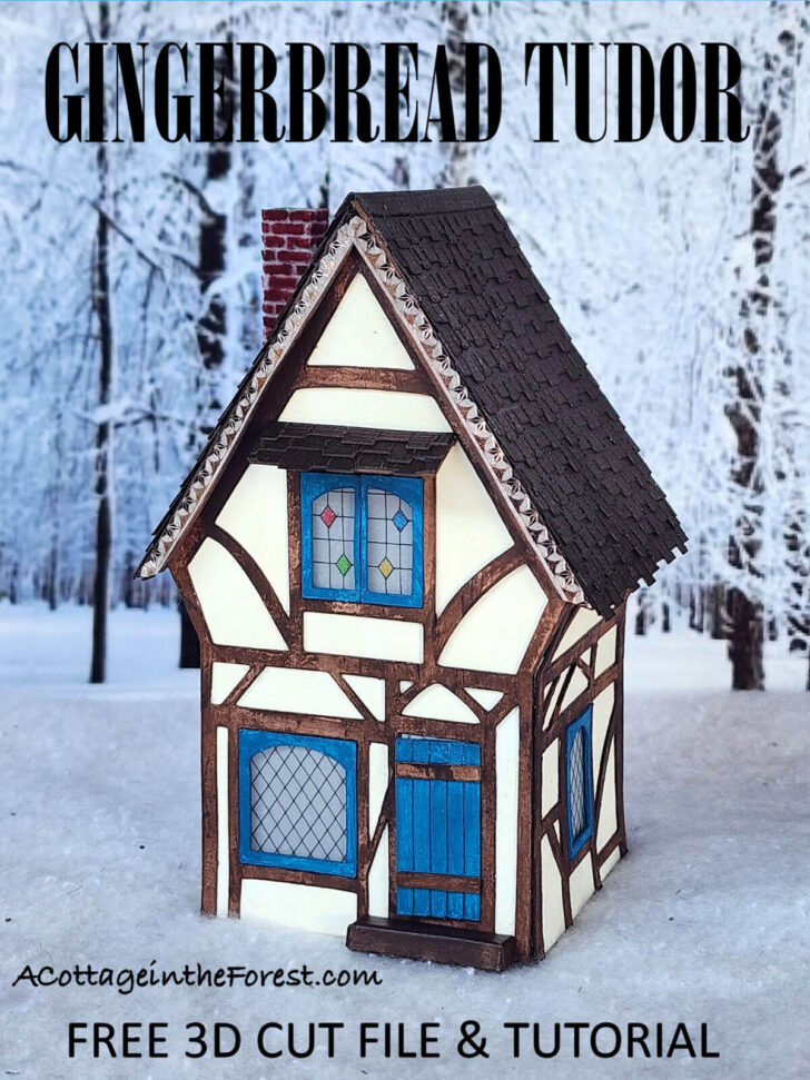 Gingerbread House With Chimney Template