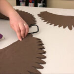 Making Simple Craft Foam Wings Within Craft Foam Feather Template