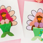 Mermaid Turkey Disguise (Free Template)   The Best Ideas For Kids Throughout Disguise A Turkey Mermaid Template