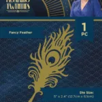 Metal Cutting Die   The Roaring 20’S   Fancy Feather Pertaining To Fancy Feather Template