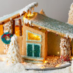 Mid Century Modern Cookie House Pertaining To Mid Century Gingerbread House Template