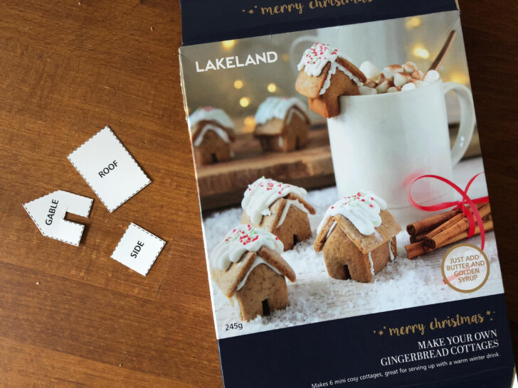 Mini Gingerbread House For Mug Template