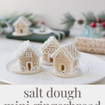 Mini Salt Dough Gingerbread Houses   Bellewood Cottage In Mini Gingerbread House Recipe And Template