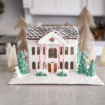 Modern Colonial [Gingerbread Template]   Etsy For Gingerbread House Templates For Sale