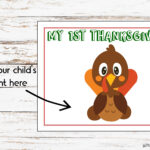 My First Thanksgiving Footprint Craft, Printable Handprint Art Within Turkey Footprint Template