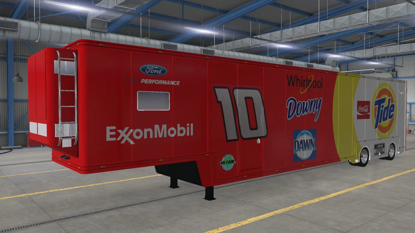 Nascar Featherlite Trailer Skins V1.3 1.42 Ats - Ets2 / Ats Mod in Ats Feather Lite Trailer Template