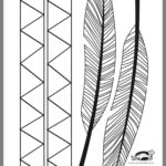 Native American Headband Template Within Feather For Indian Hat Template