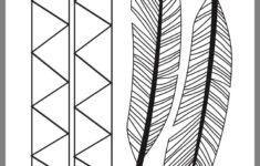 Native American Headband Template within Feather Template For Indian Headband