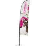 Outdoor Flag Sign, Up To 18.5 Ft Tall | Orbus Zoom Flex Straight Intended For Orbus Template Feather Flag