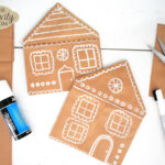 Paper Bag Gingerbread House Craft   The Activity Mom Regarding Gingerbread House Paper Bag Template Free