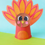 Paper Cup Turkey Craft With Paper Turkey Craft Template